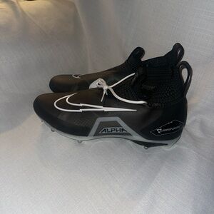 Nike Black and White Alpha Cleats
